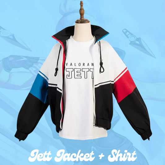 Valorant Jett Jacket and Shirt SET